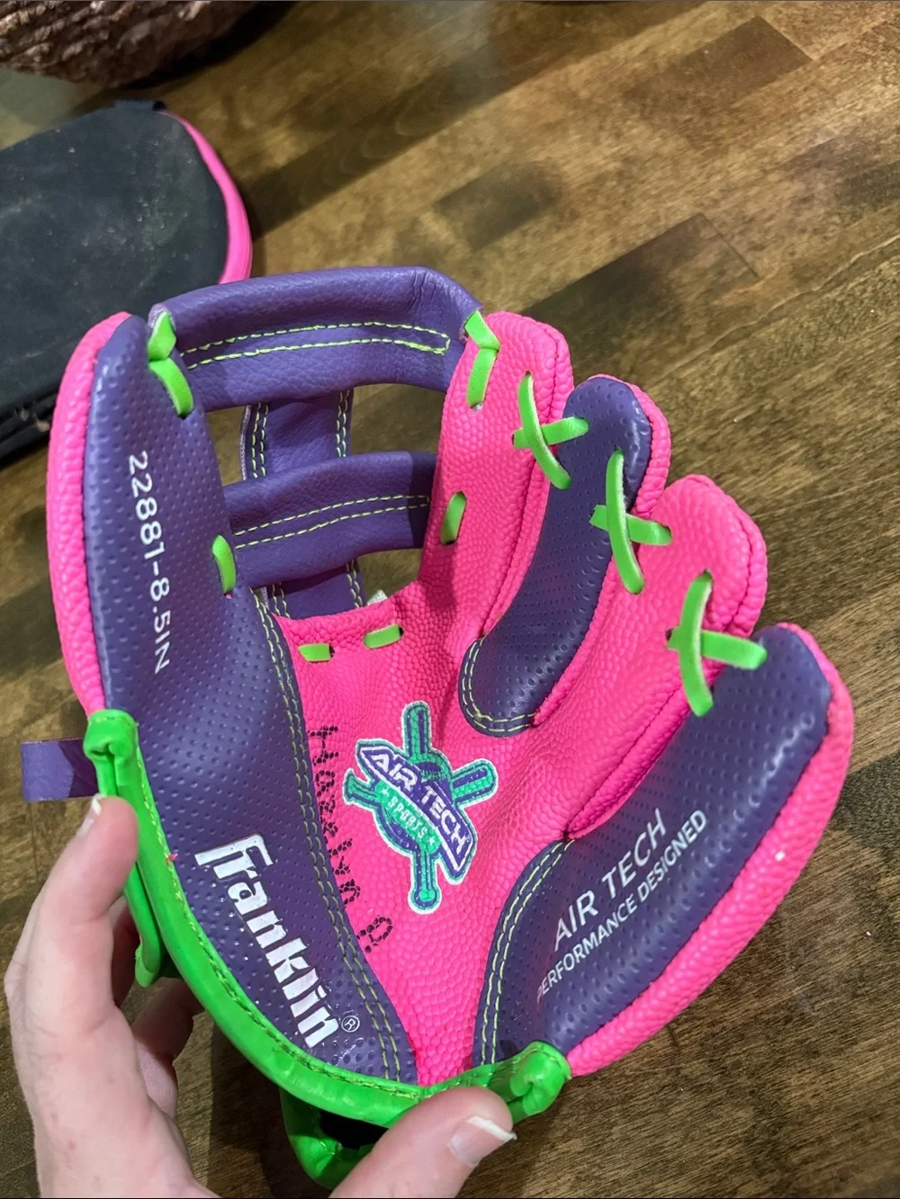 Air Tech Kids' Pink & Purple Softball Glove